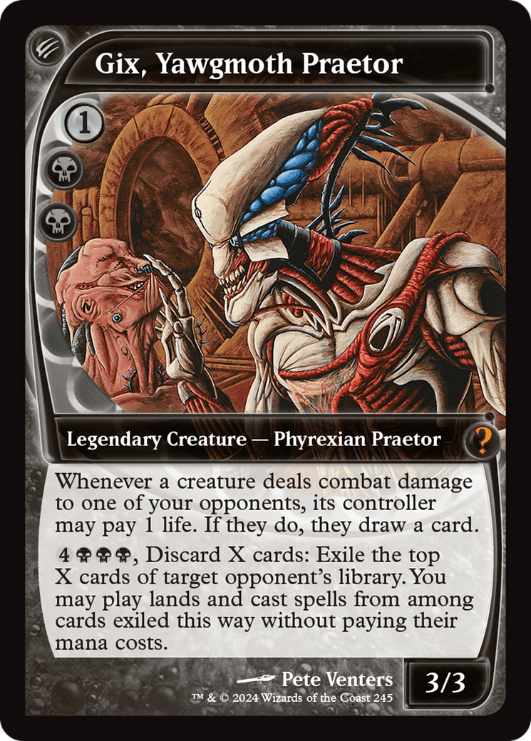 Gix, Yawgmoth Praetor (Future Sight) [Mystery Booster 2] | Impulse Games and Hobbies