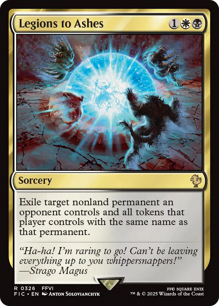 Legions to Ashes [FINAL FANTASY Commander] | Impulse Games and Hobbies