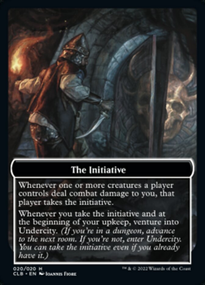 The Initiative // Undercity Double-Sided Token [Commander Legends: Battle for Baldur's Gate Tokens] | Impulse Games and Hobbies
