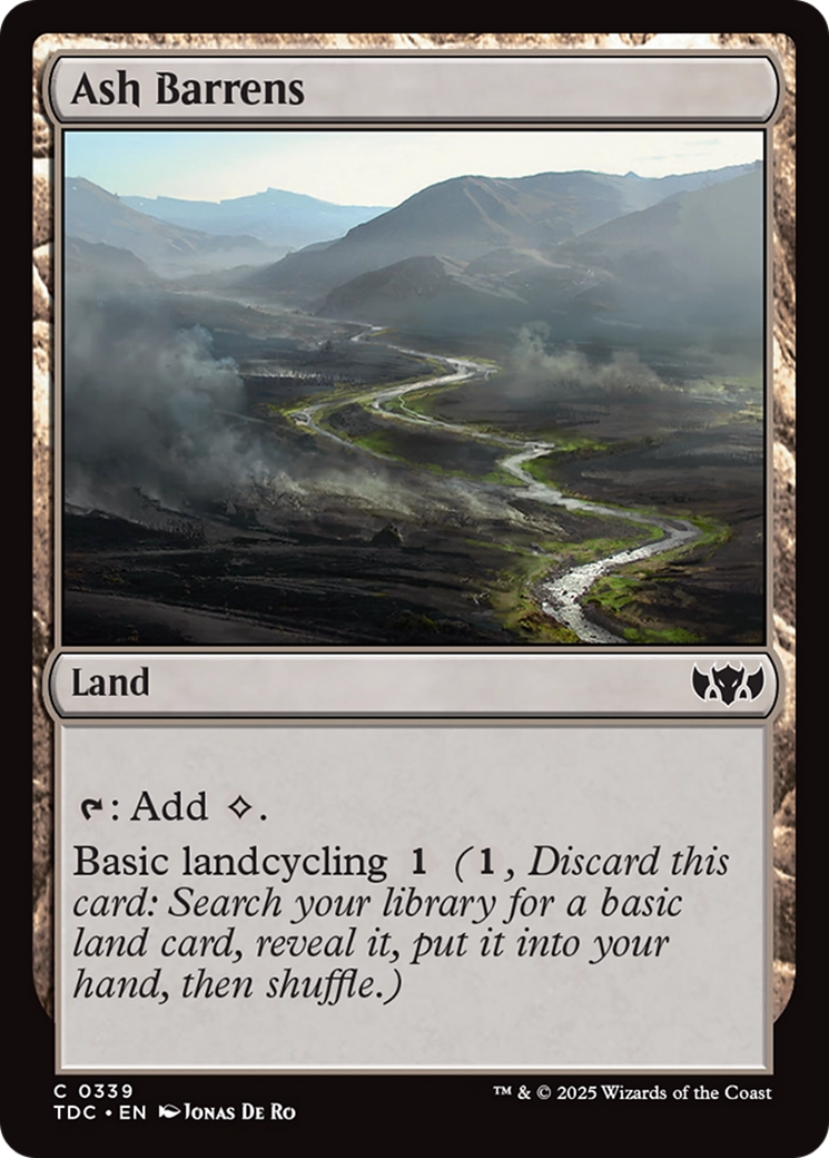 Ash Barrens [Tarkir: Dragonstorm Commander] | Impulse Games and Hobbies