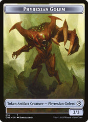 Phyrexian Goblin // Phyrexian Golem Double-Sided Token [Phyrexia: All Will Be One Tokens] | Impulse Games and Hobbies