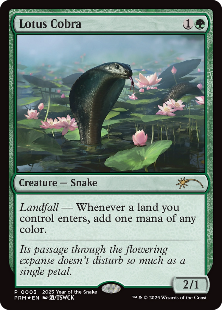 Lotus Cobra (Year of the Snake 2025) [Standard Showdown Promos] | Impulse Games and Hobbies