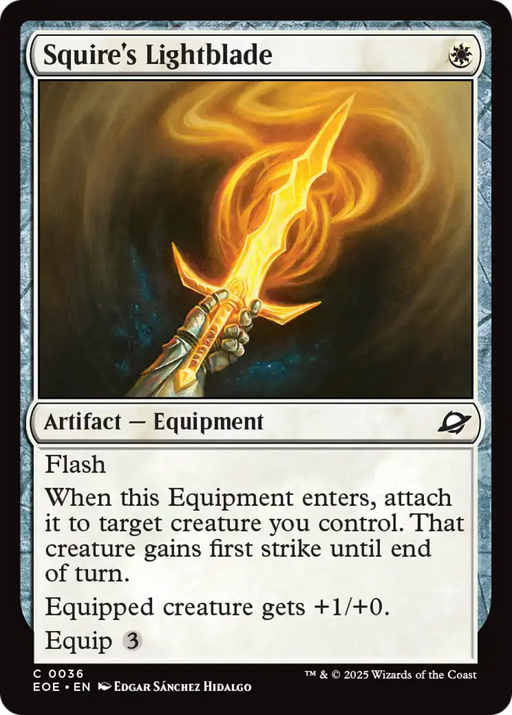 Squire's Lightblade [Edge of Eternities] | Impulse Games and Hobbies