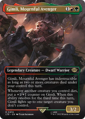 Gimli, Mournful Avenger (Borderless Alternate Art) [The Lord of the Rings: Tales of Middle-Earth] | Impulse Games and Hobbies