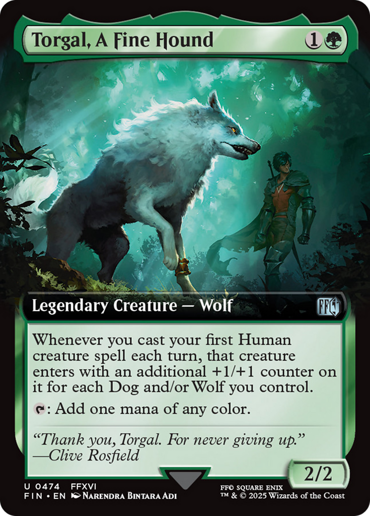 Torgal, A Fine Hound (Extended Art) [FINAL FANTASY] | Impulse Games and Hobbies