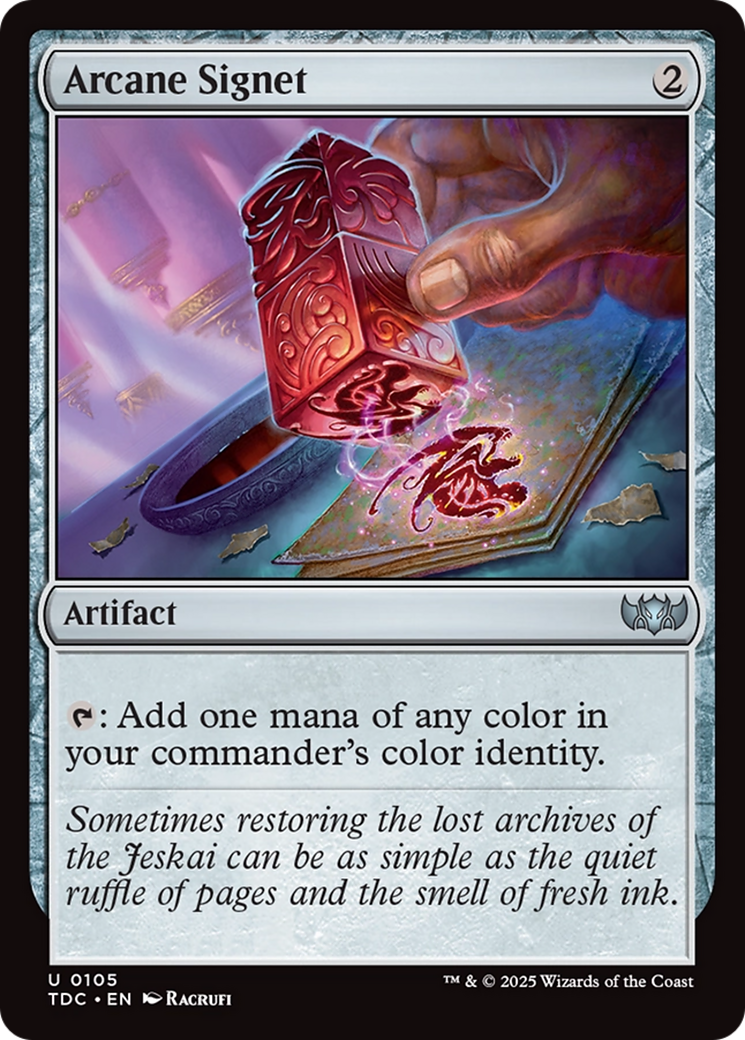Arcane Signet [Tarkir: Dragonstorm Commander] | Impulse Games and Hobbies
