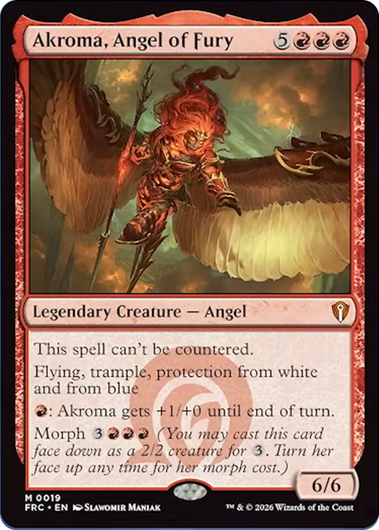 Akroma, Angel of Fury [Reality Fracture Commander] | Impulse Games and Hobbies