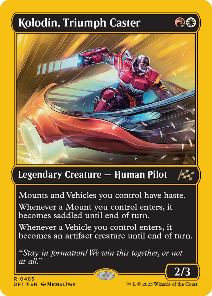 Kolodin, Triumph Caster (First-Place Foil) [Aetherdrift] | Impulse Games and Hobbies