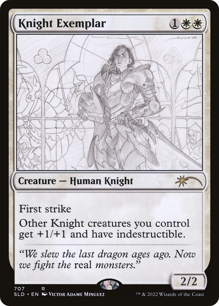 Knight Exemplar (707) [Secret Lair Drop Series] | Impulse Games and Hobbies
