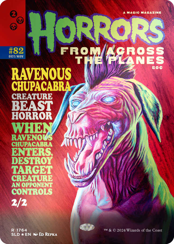 Ravenous Chupacabra (1764) (Rainbow Foil) [Secret Lair Drop Series] | Impulse Games and Hobbies