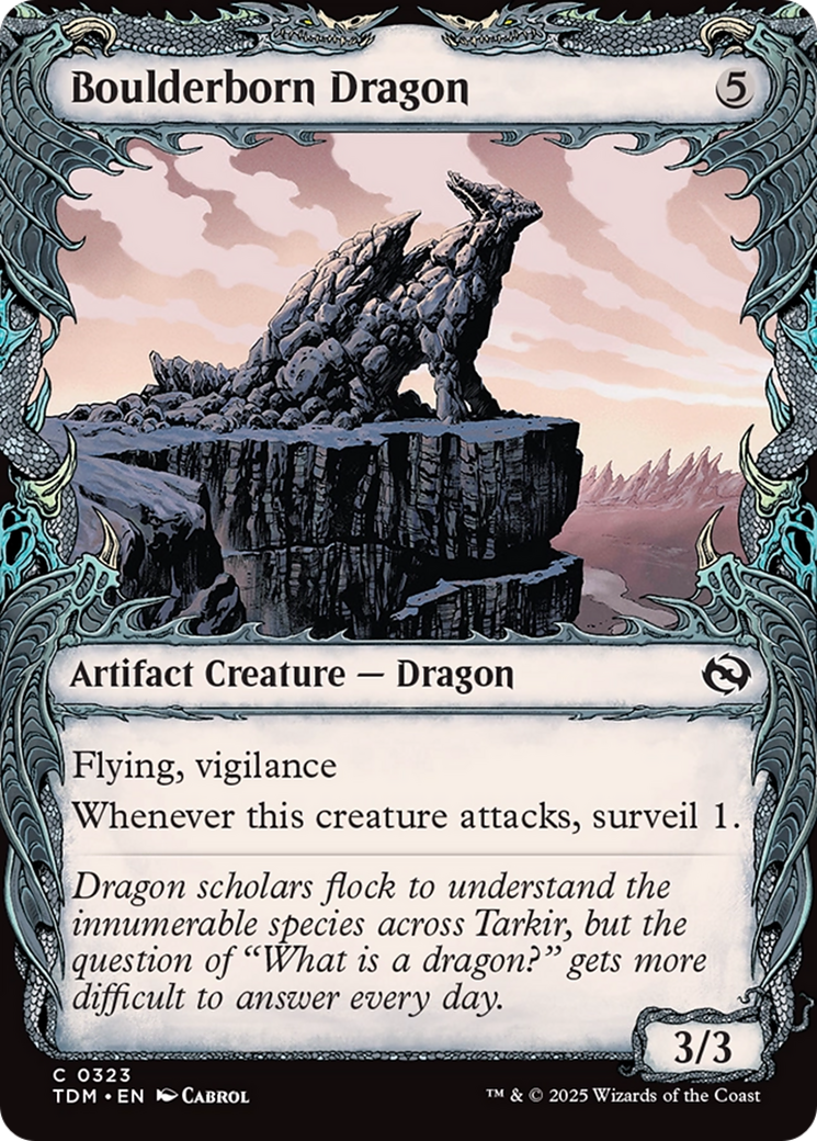 Boulderborn Dragon (Showcase) [Tarkir: Dragonstorm] | Impulse Games and Hobbies