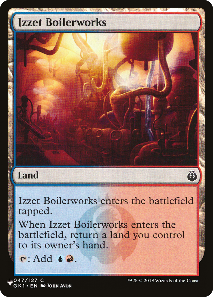 Izzet Boilerworks (GK1) [The List Reprints] | Impulse Games and Hobbies