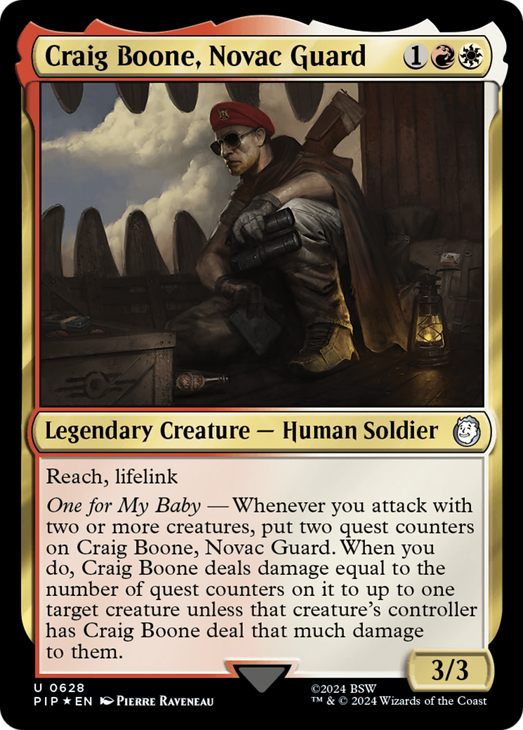 Craig Boone, Novac Guard (Surge Foil) [Fallout] | Impulse Games and Hobbies