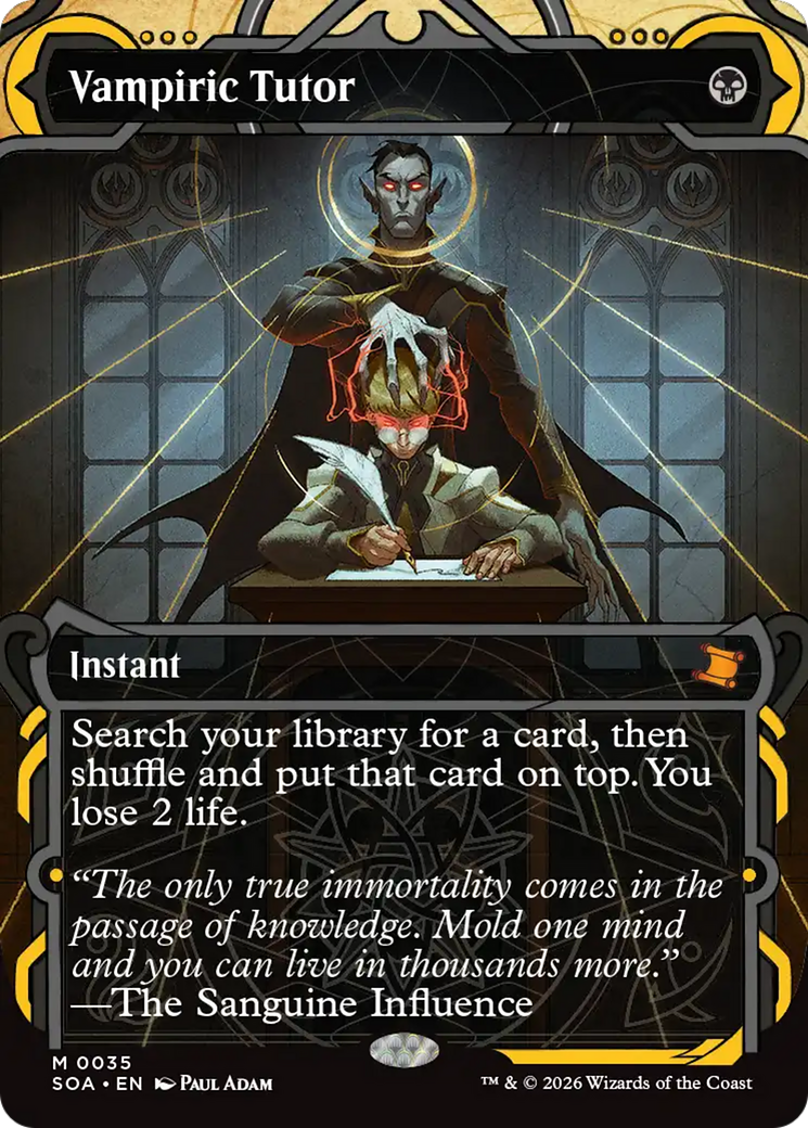 Vampiric Tutor [Secrets of Strixhaven: Mystical Archive] | Impulse Games and Hobbies