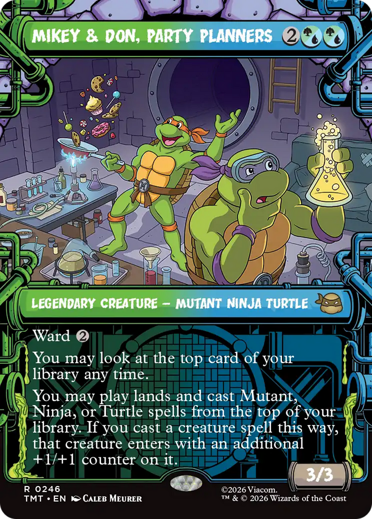 Mikey & Don, Party Planners (Showcase) [Teenage Mutant Ninja Turtles] | Impulse Games and Hobbies