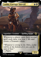 Lotho, Corrupt Shirriff (Extended Art) (Surge Foil) [The Lord of the Rings: Tales of Middle-Earth] | Impulse Games and Hobbies