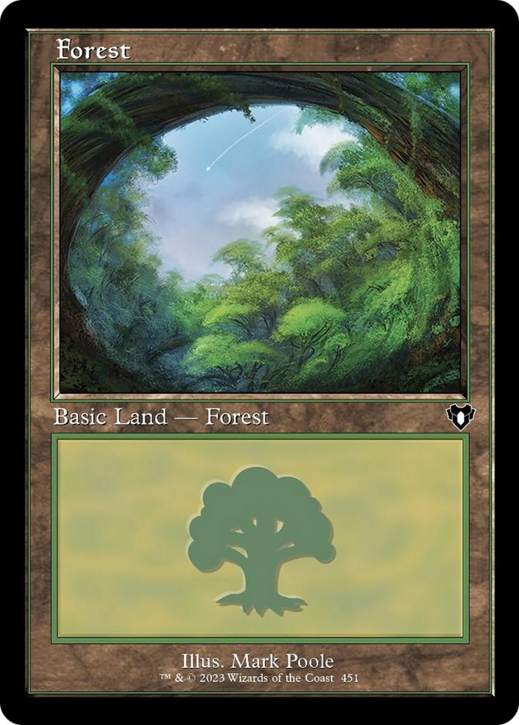 Forest (451) (Retro) [Commander Masters] | Impulse Games and Hobbies