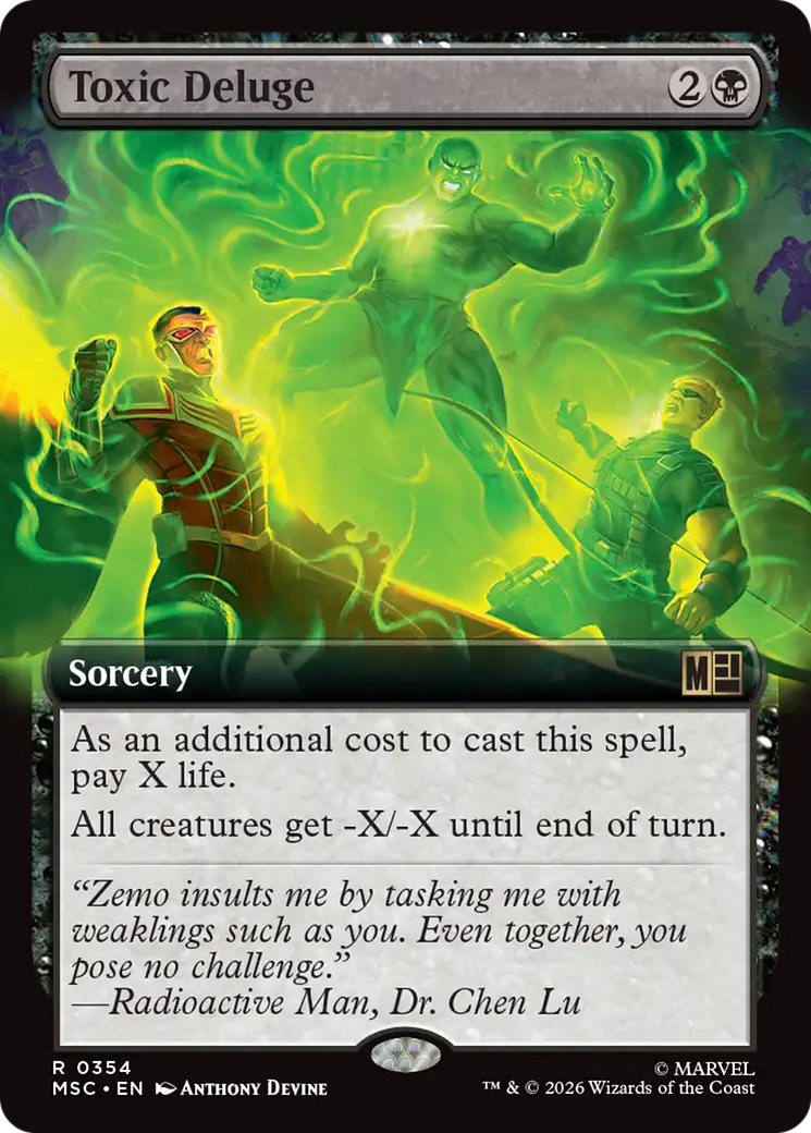 Toxic Deluge (Extended Art) [Marvel Super Heroes Commander] | Impulse Games and Hobbies