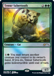 Temur Sabertooth [Year of the Tiger 2022] | Impulse Games and Hobbies