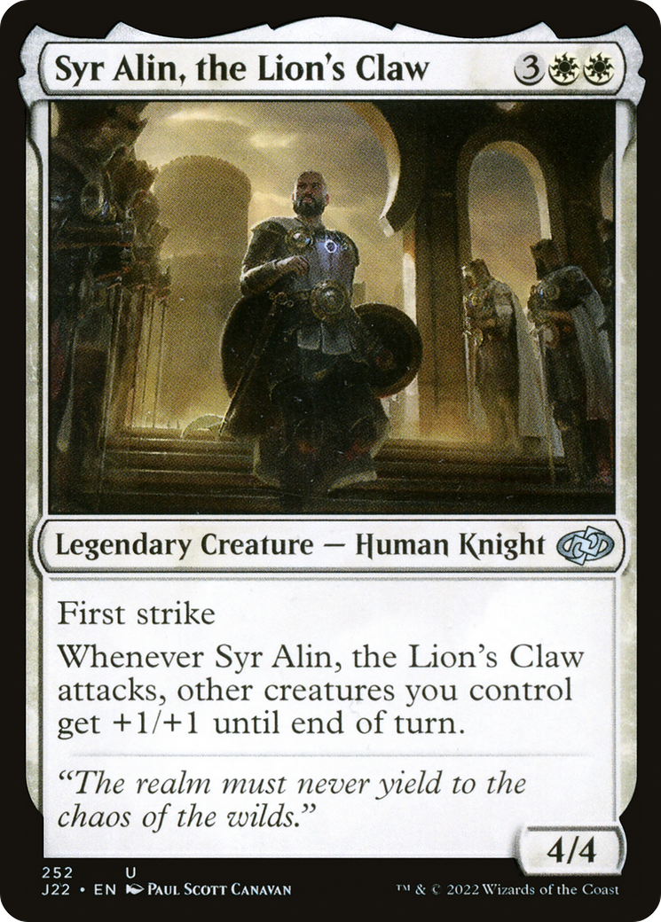 Syr Alin, the Lion's Claw [Jumpstart 2022] | Impulse Games and Hobbies
