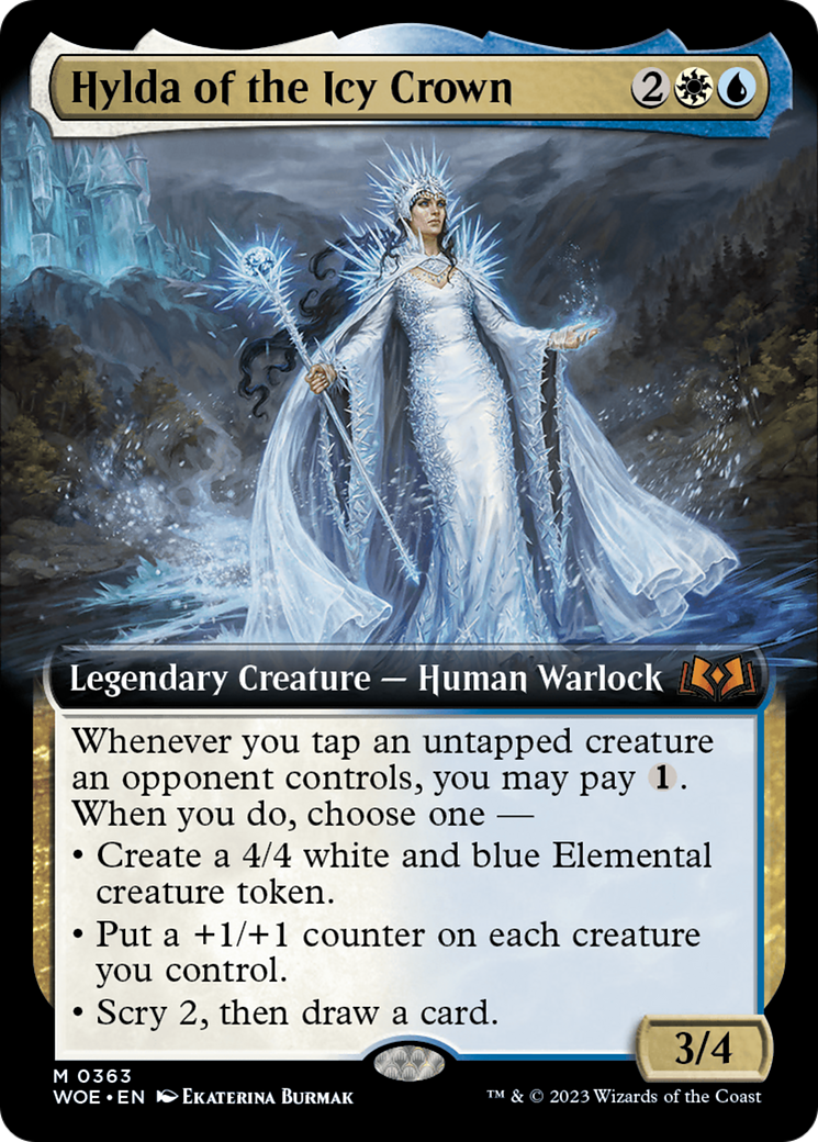 Hylda of the Icy Crown (Extended Art) [Wilds of Eldraine] | Impulse Games and Hobbies