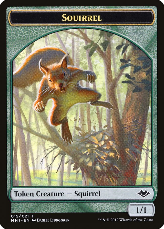 Shapeshifter (001) // Squirrel (015) Double-Sided Token [Modern Horizons Tokens] | Impulse Games and Hobbies