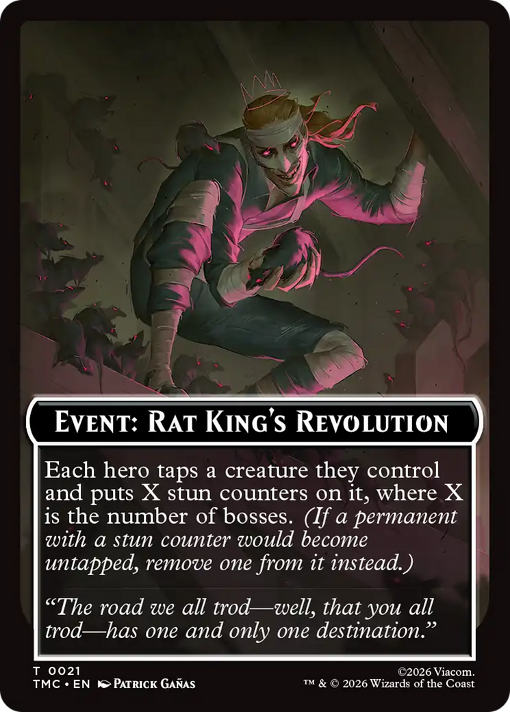Event: Rat King's Revolution [Teenage Mutant Ninja Turtles Commander Tokens] | Impulse Games and Hobbies
