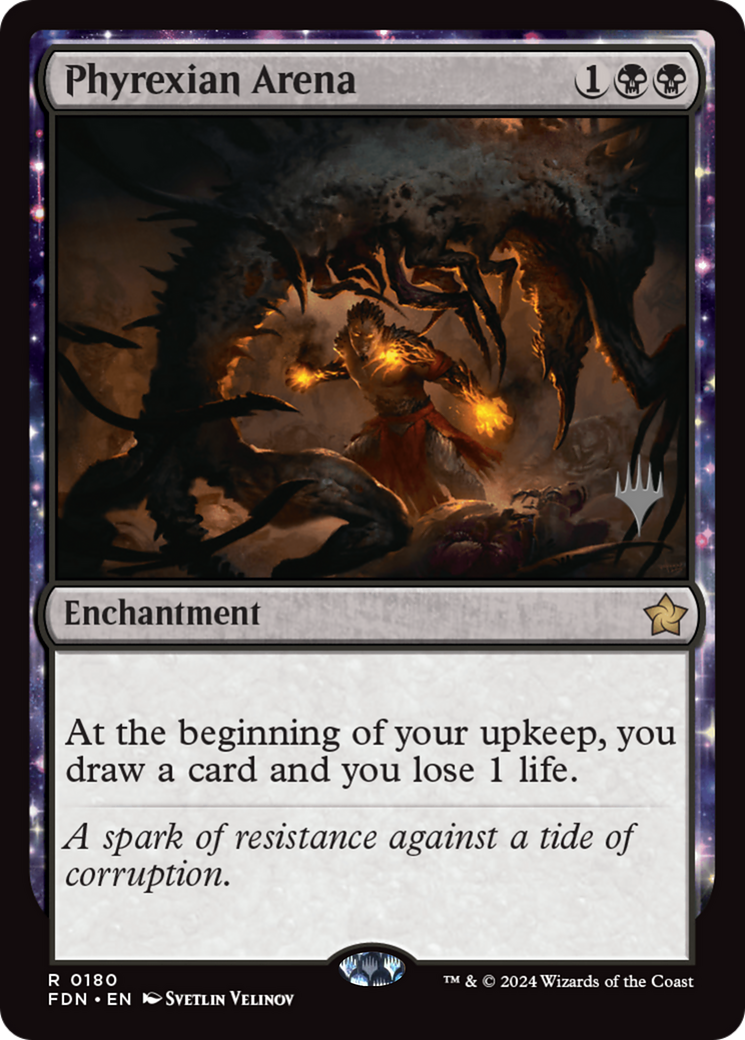 Phyrexian Arena [Foundations Promos] | Impulse Games and Hobbies