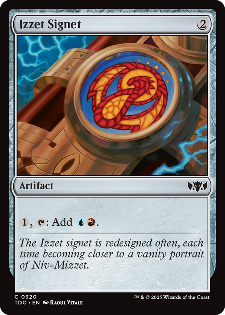 Izzet Signet [Tarkir: Dragonstorm Commander] | Impulse Games and Hobbies