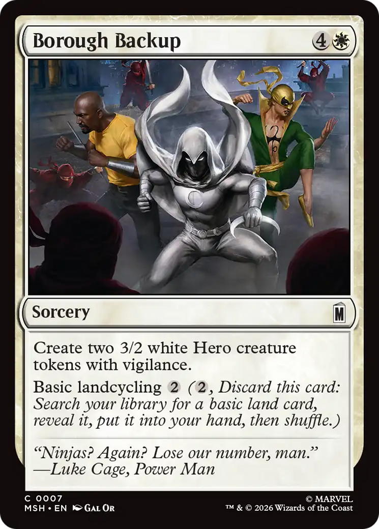 Borough Backup [Marvel Super Heroes] | Impulse Games and Hobbies
