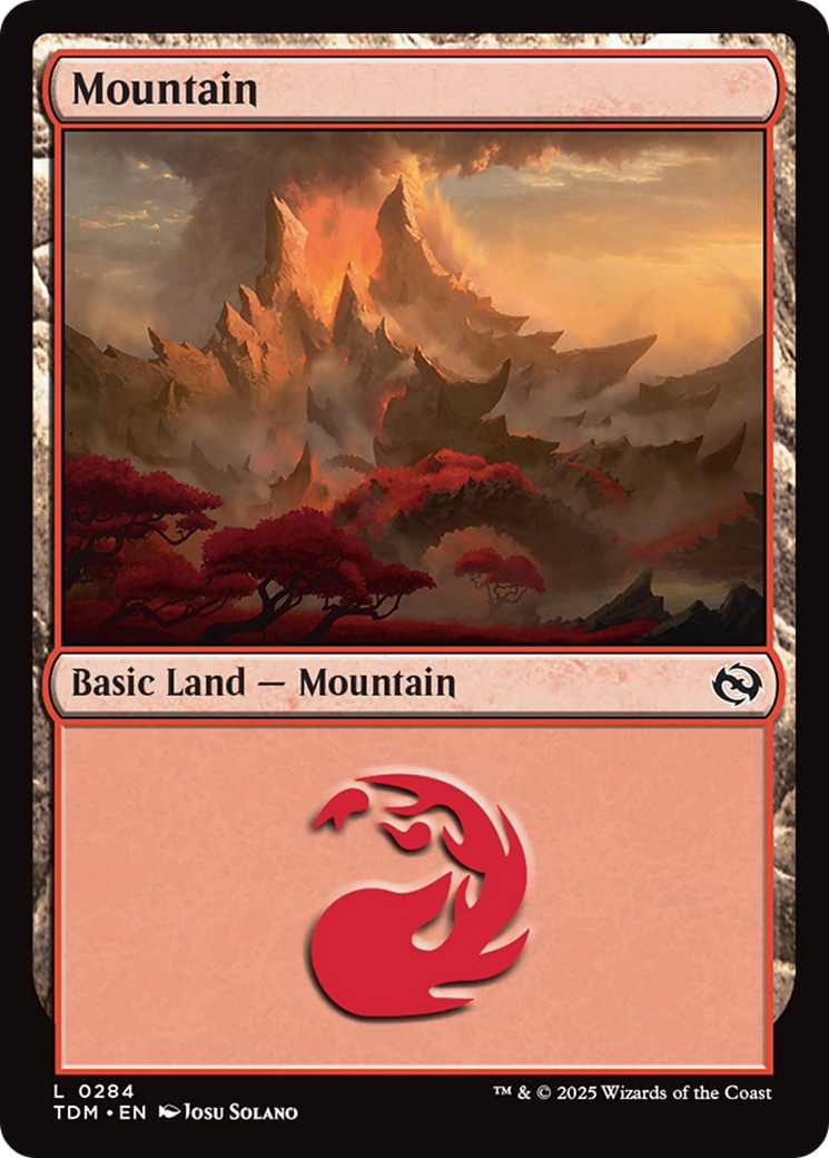 Mountain (0284) [Tarkir: Dragonstorm] | Impulse Games and Hobbies