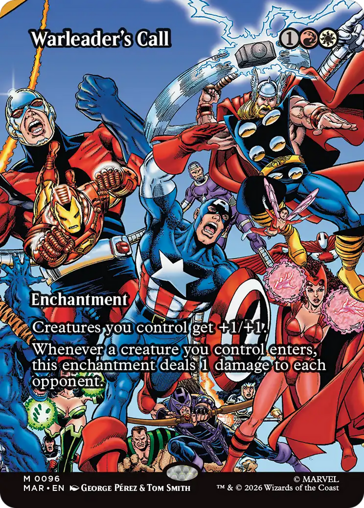 Warleader's Call (Borderless) [Marvel Universe: Eternal-Legal] | Impulse Games and Hobbies