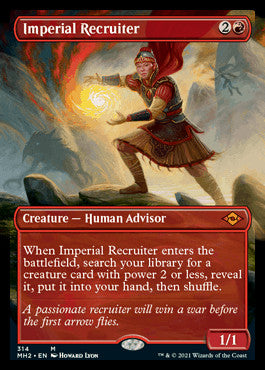 Imperial Recruiter (Borderless Alternate Art) [Modern Horizons 2] | Impulse Games and Hobbies