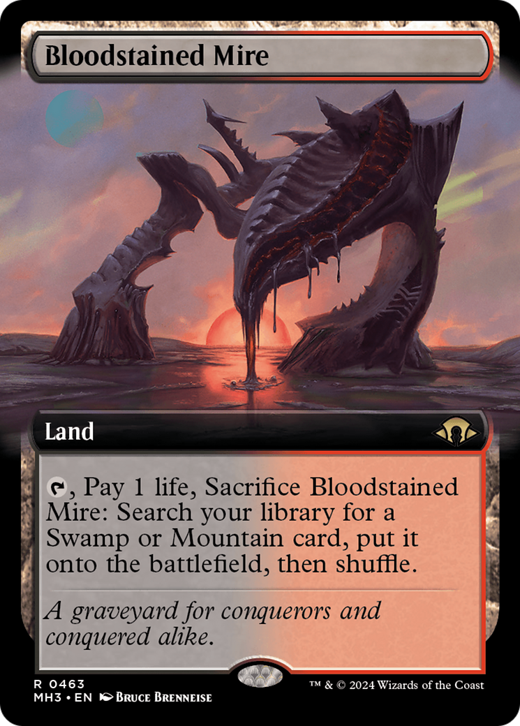 Bloodstained Mire (Extended Art) [Modern Horizons 3] | Impulse Games and Hobbies