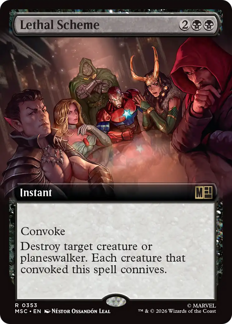 Lethal Scheme (Extended Art) [Marvel Super Heroes Commander] | Impulse Games and Hobbies
