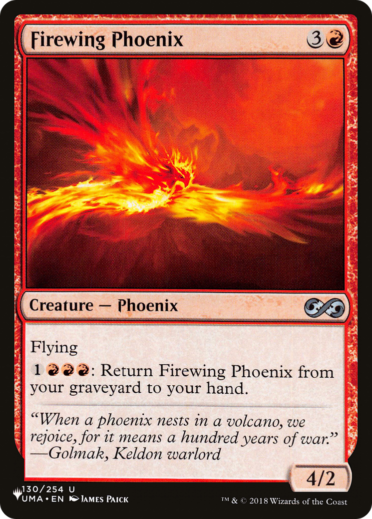 Firewing Phoenix [The List Reprints] | Impulse Games and Hobbies