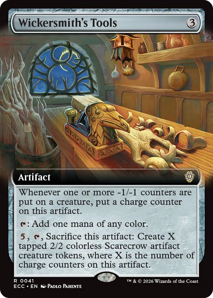 Wickersmith's Tools (Extended Art) [Lorwyn Eclipsed Commander] | Impulse Games and Hobbies