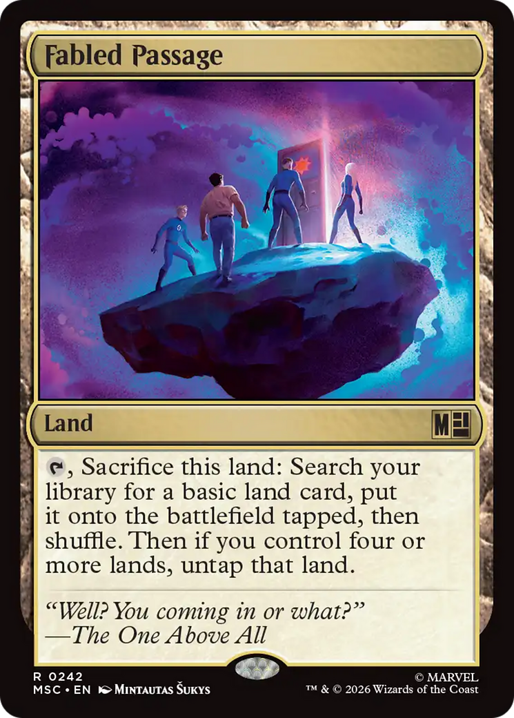 Fabled Passage (Surge Foil) [Marvel Super Heroes Commander] | Impulse Games and Hobbies