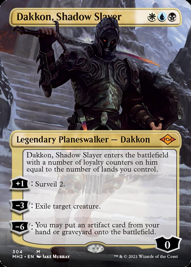 Dakkon, Shadow Slayer (Borderless) [Modern Horizons 2] | Impulse Games and Hobbies