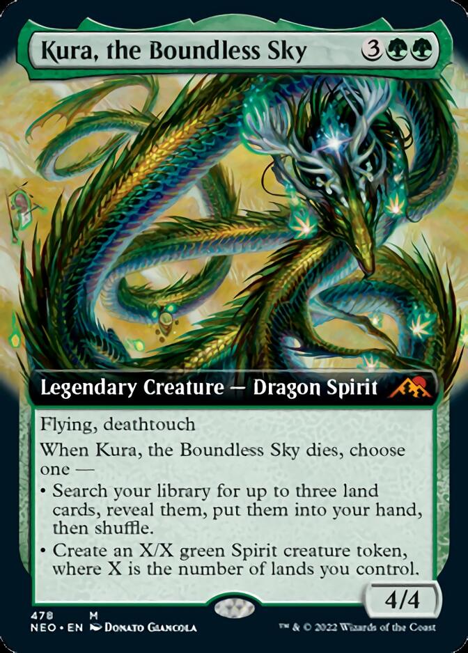 Kura, the Boundless Sky (Extended Art) [Kamigawa: Neon Dynasty] | Impulse Games and Hobbies
