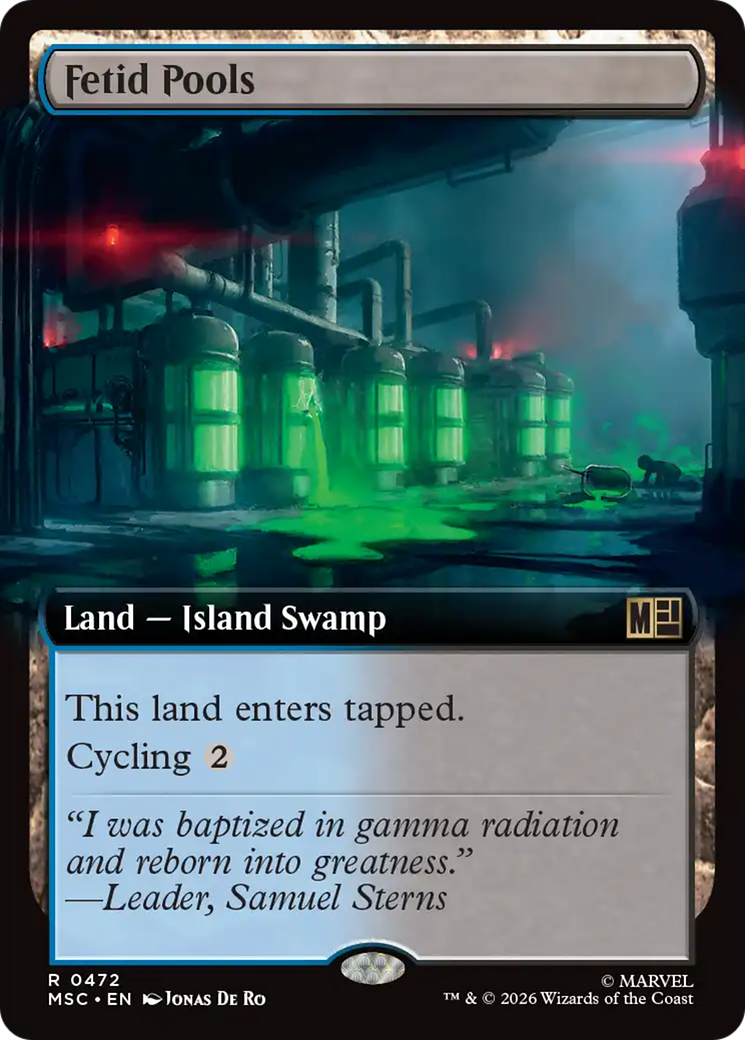 Fetid Pools (Extended Art) [Marvel Super Heroes Commander] | Impulse Games and Hobbies