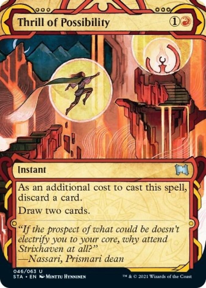 Thrill of Possibility (Foil Etched) [Strixhaven: Mystical Archive] | Impulse Games and Hobbies