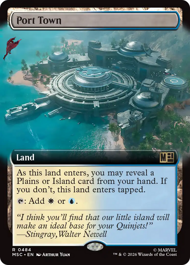 Port Town (Extended Art) [Marvel Super Heroes Commander] | Impulse Games and Hobbies