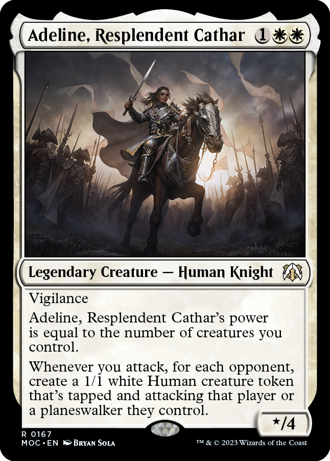 Adeline, Resplendent Cathar [March of the Machine Commander] | Impulse Games and Hobbies