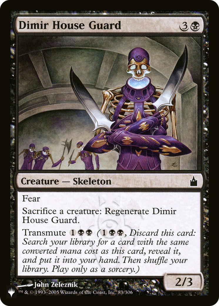 Dimir House Guard [The List Reprints] | Impulse Games and Hobbies