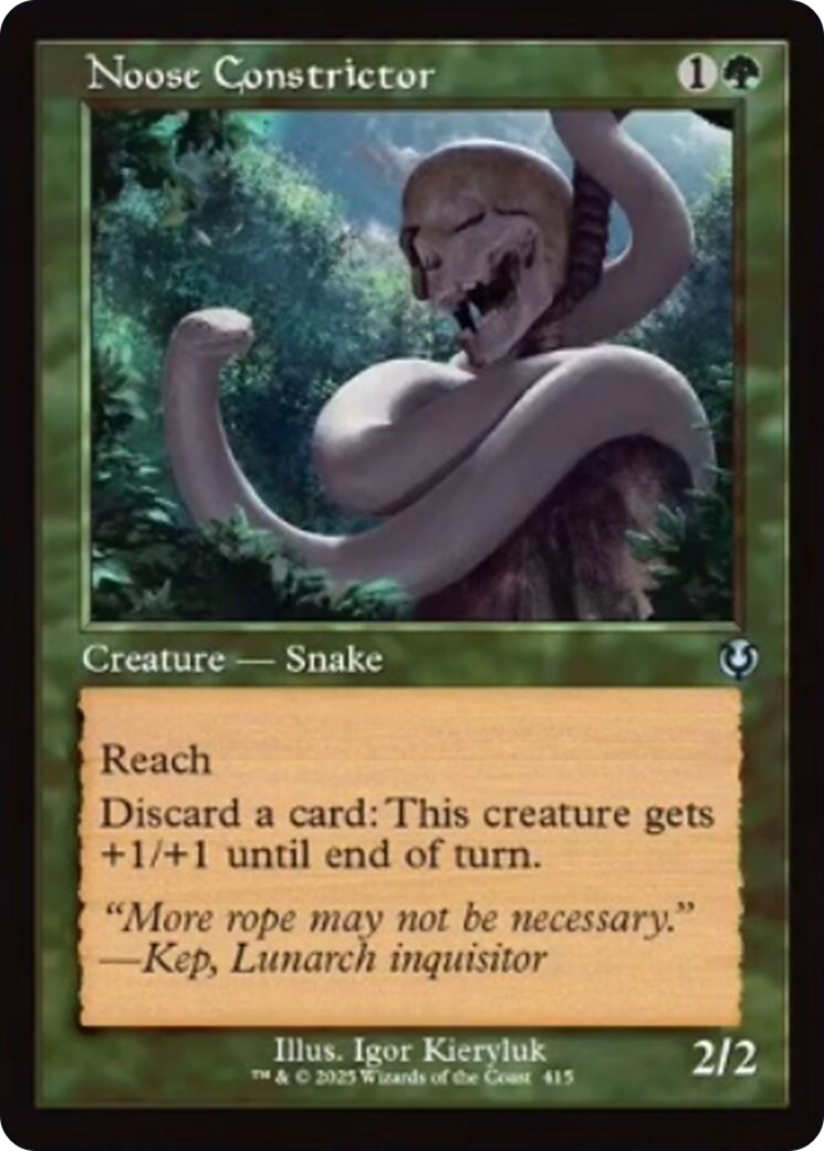 Noose Constrictor (Retro Frame) [Innistrad Remastered] | Impulse Games and Hobbies
