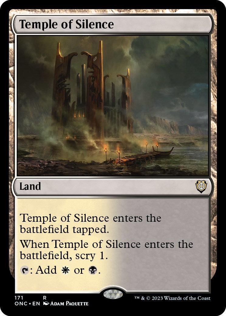 Temple of Silence [Phyrexia: All Will Be One Commander] | Impulse Games and Hobbies