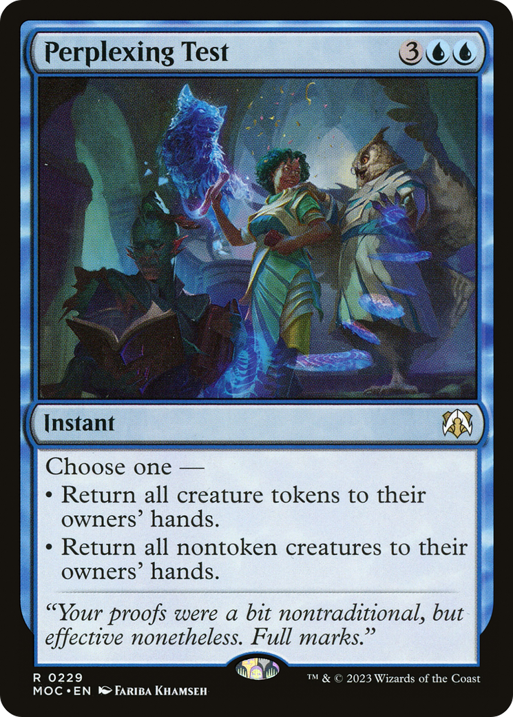 Perplexing Test [March of the Machine Commander] | Impulse Games and Hobbies