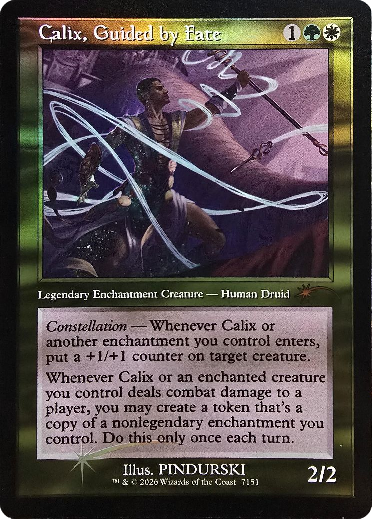 Calix, Guided by Fate (Retro Frame) [Secret Lair Drop Series] | Impulse Games and Hobbies