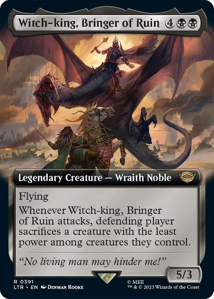 Witch-king, Bringer of Ruin (Extended Alternate Art) [The Lord of the Rings: Tales of Middle-Earth] | Impulse Games and Hobbies